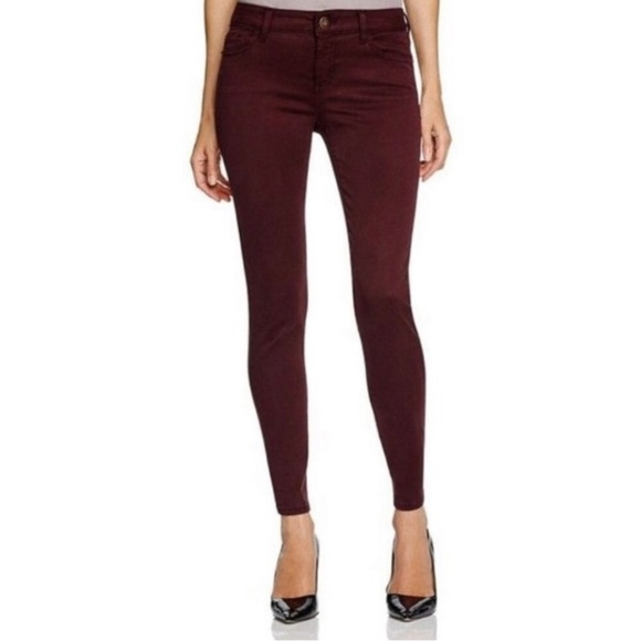DL1961 Margaux Instasculpt Skinny Jean Size 31 Color Sangria - Picture 1 of 13